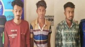 প্রবাসীর স্ত্রীকে সংঘবদ্ধ ধর্ষণের অভিযোগে গ্রেপ্তার ৩