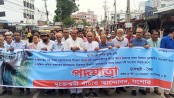 মুক্তেশ্বরী দখলমুক্ত করার দাবিতে পুলেরহাট-দড়াটানা পদযাত্রা