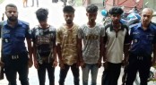 মাদক সেবন ও মাতলামির অভিযোগে চার যুবকের কারাদণ্ড
