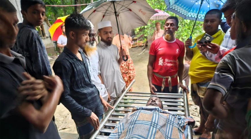 মাঠে গরুকে পানি খাওয়াতে গিয়ে বজ্রপাতে কৃষকের মৃত্যু
