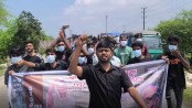 নিষিদ্ধঘোষিত ছাত্রলীগের ঝটিকা মিছিল সাতক্ষীরায়