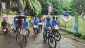 সাতক্ষীরায় পরিবেশ সচেতনতায় সাইকেল র‍্যালি