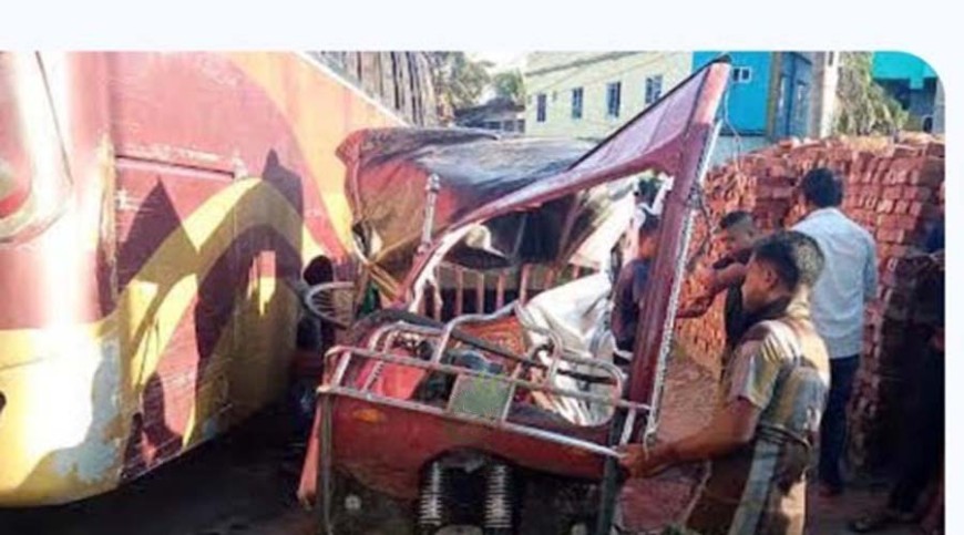 বাগেরহাটে বাসের ধাক্কায় অটোবাইক চালক নিহত